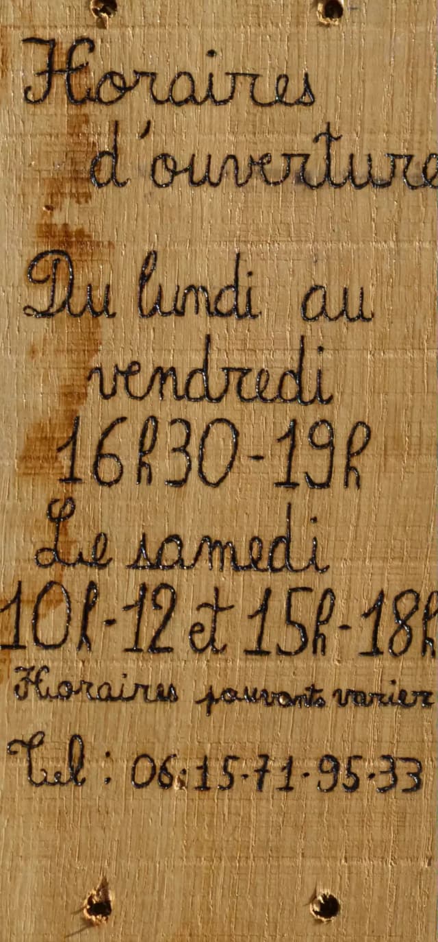 Horaires ouverture